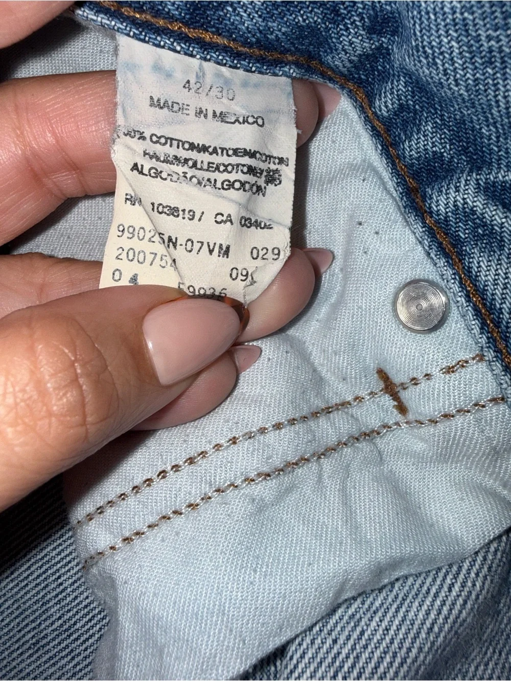 Harley-Davidson Light Blue Denim Jeans 42x30 Vintage Y2K 90’s